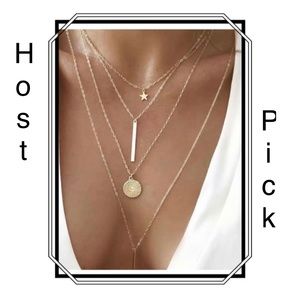 Casual Star No Stone Pendant Necklace